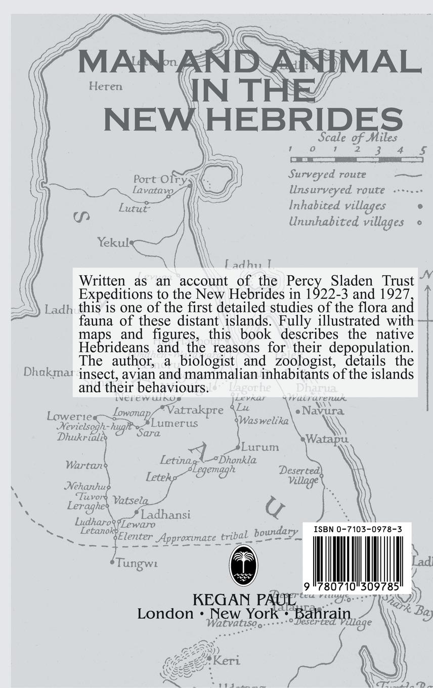 Rückseitencover Man & Animals In New Hebrides