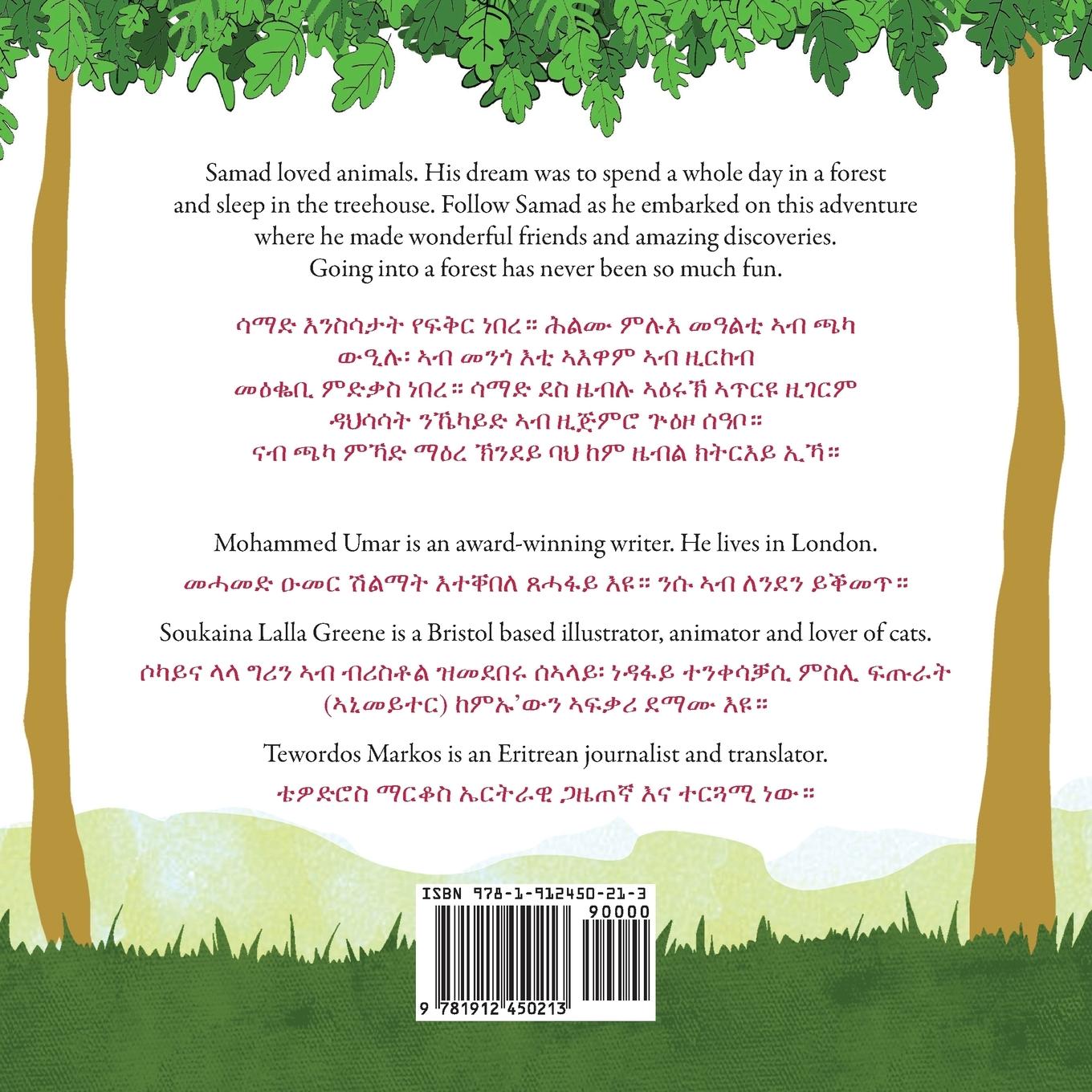 Rückseitencover Samad in the Forest (English - Tigrinya Bilingual Edition)