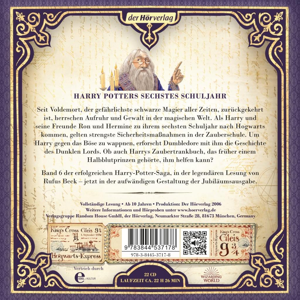 Beispielinhalt (Bild) Harry Potter und der Halbblutprinz