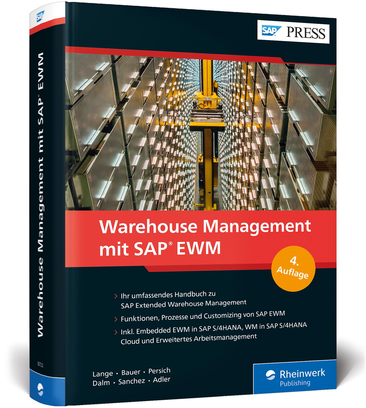 Vorderes Coverbild Warehouse Management mit SAP EWM