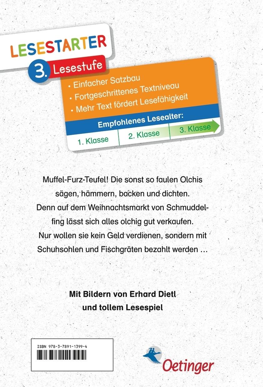 Rückseitencover Die Olchis feiern Weihnachten