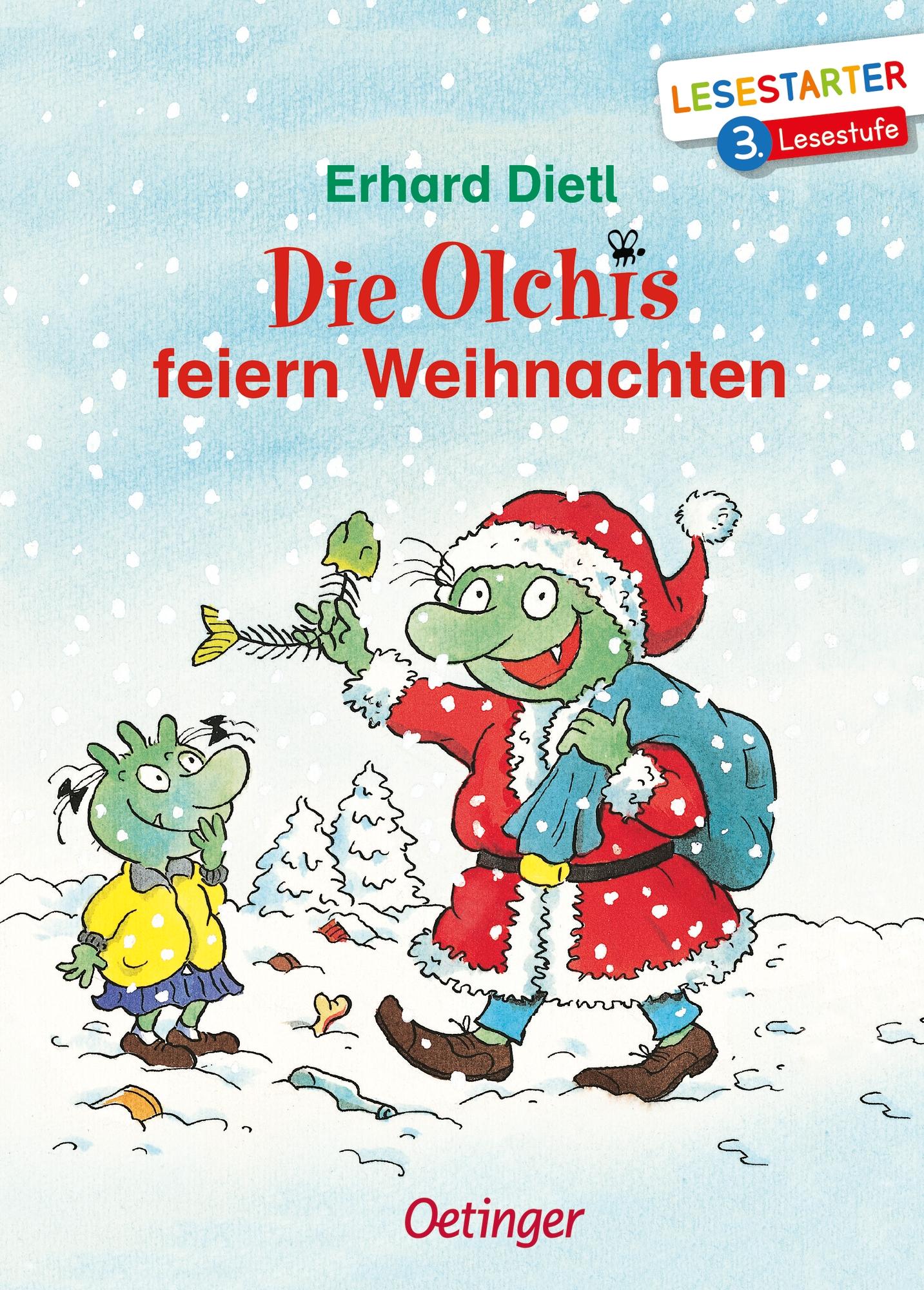 Vorderes Coverbild Die Olchis feiern Weihnachten