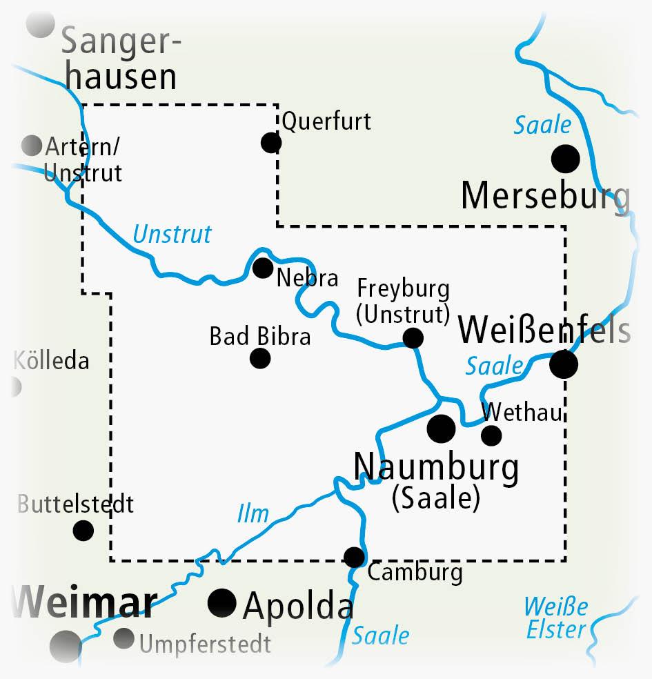 Beispielinhalt (Bild) Saale-Unstrut-Land 1 : 50 000
