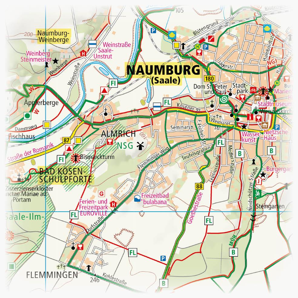 Beispielinhalt (Bild) Saale-Unstrut-Land 1 : 50 000