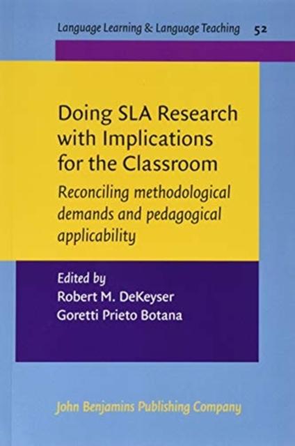 Vorderes Coverbild Doing SLA Research with Implications for the Classroom