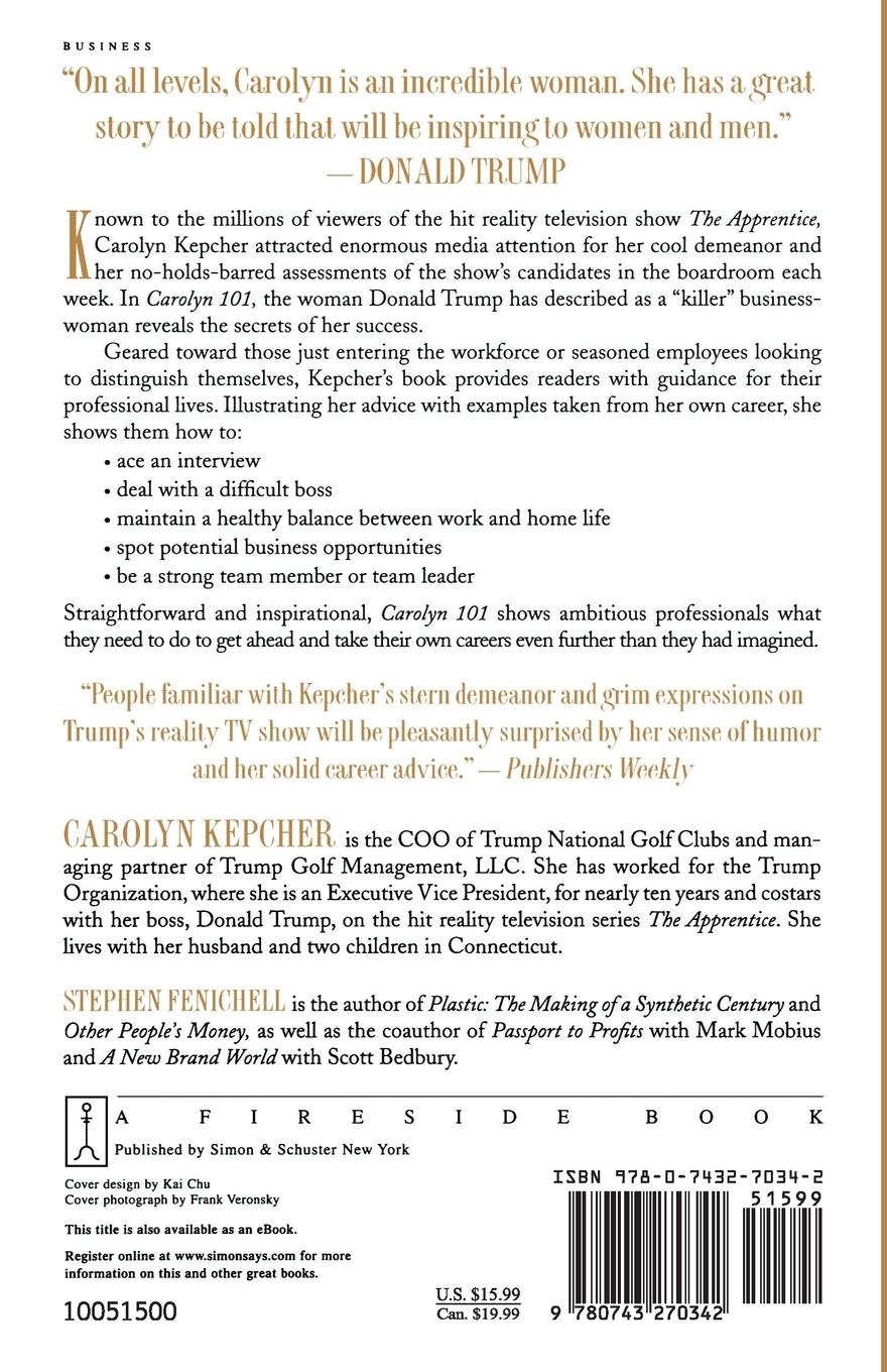 Rückseitencover Carolyn 101