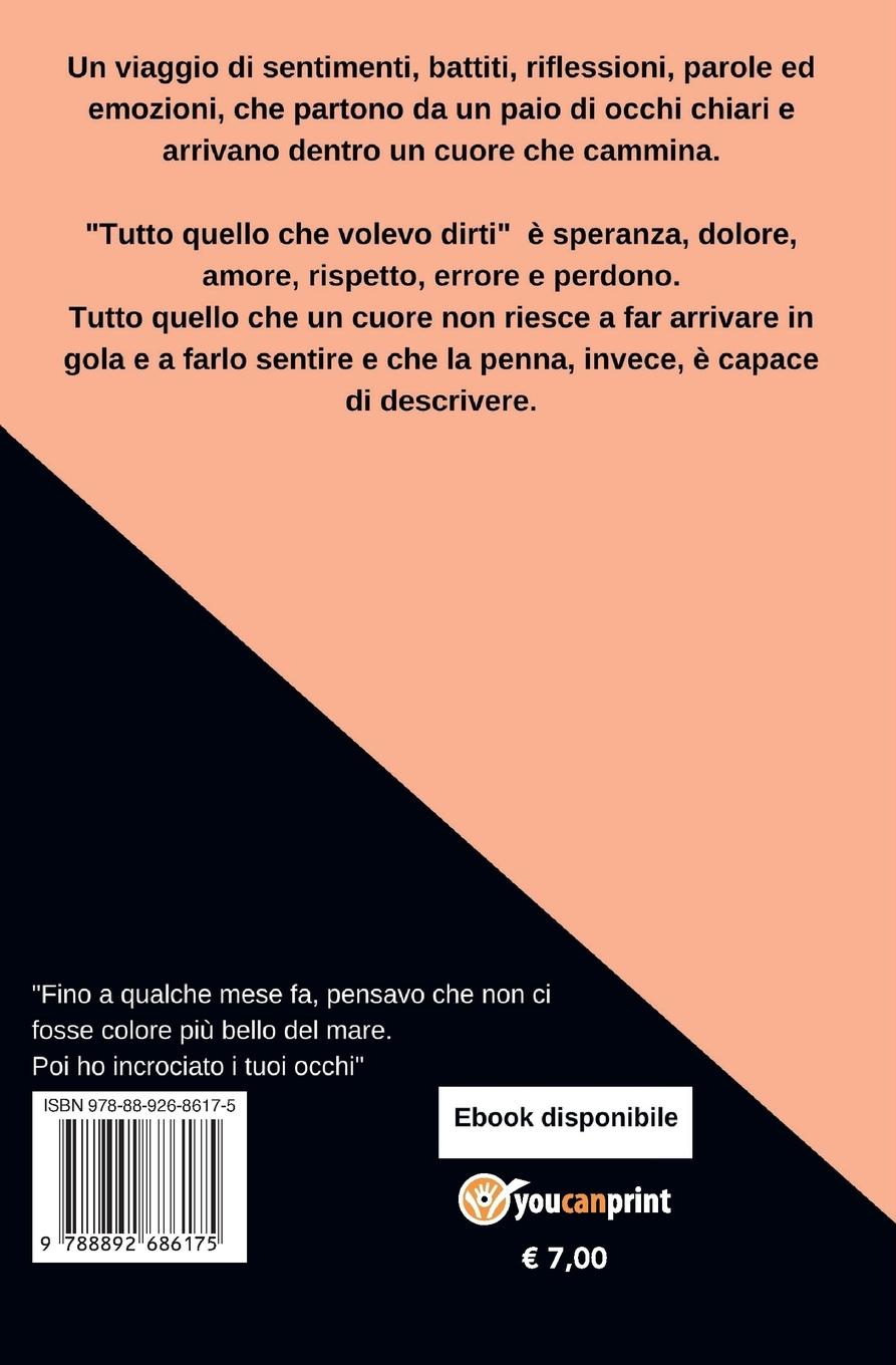 Rückseitencover Tutto quello che volevo dirti