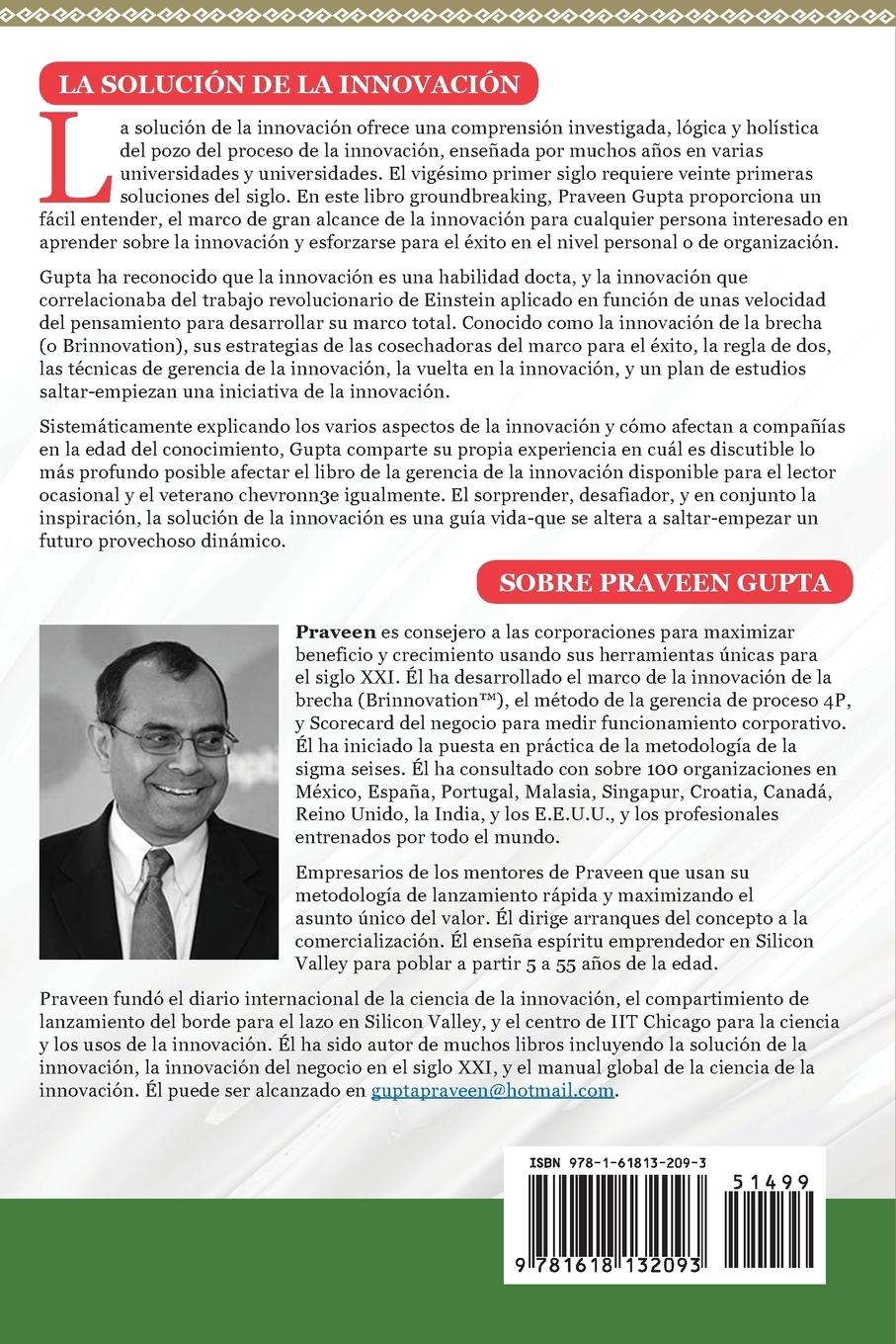 Rückseitencover La Innovación Como Solución