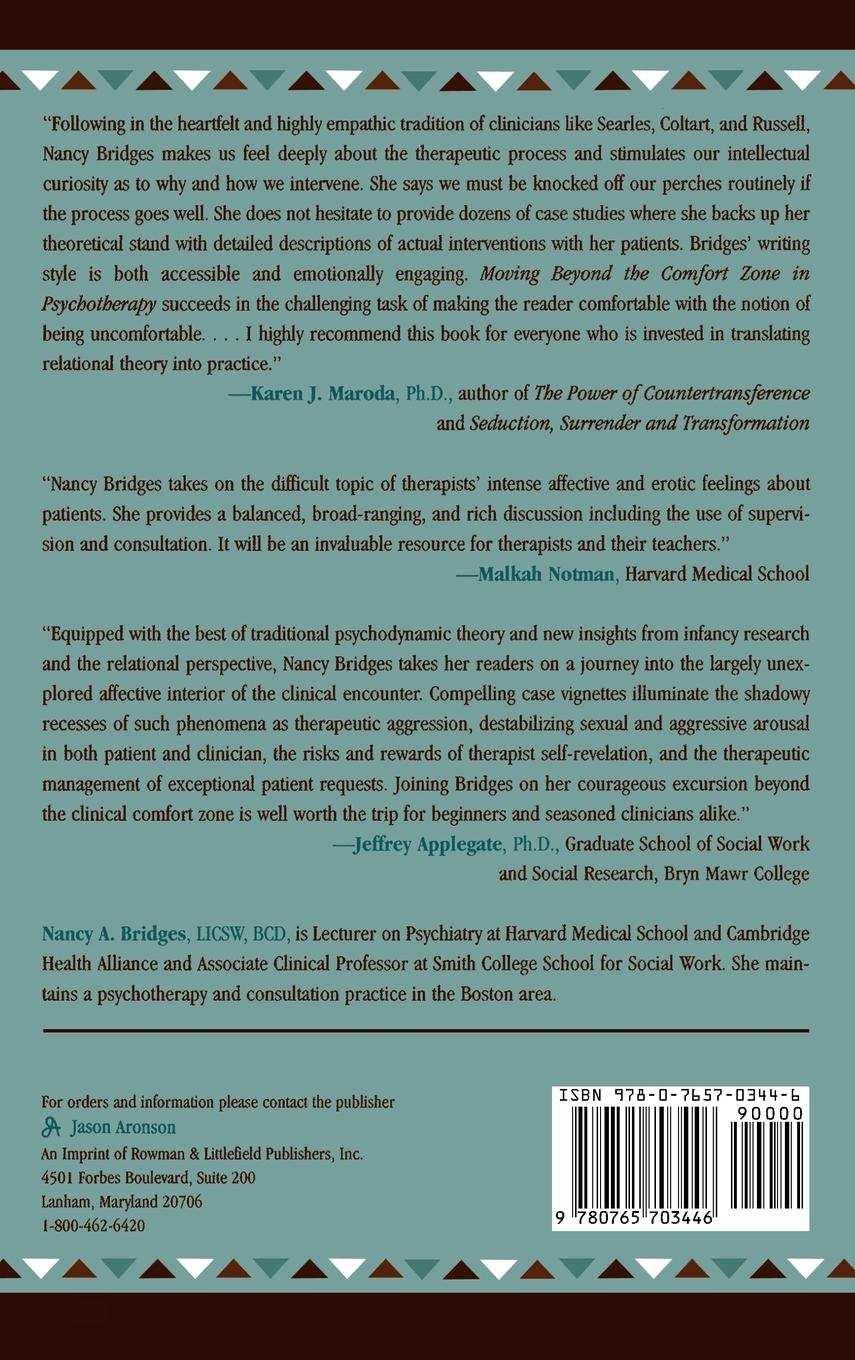 Rückseitencover Moving Beyond the Comfort Zone in Psychotherapy