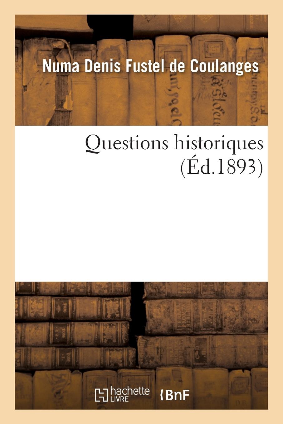 Vorderes Coverbild Questions Historiques