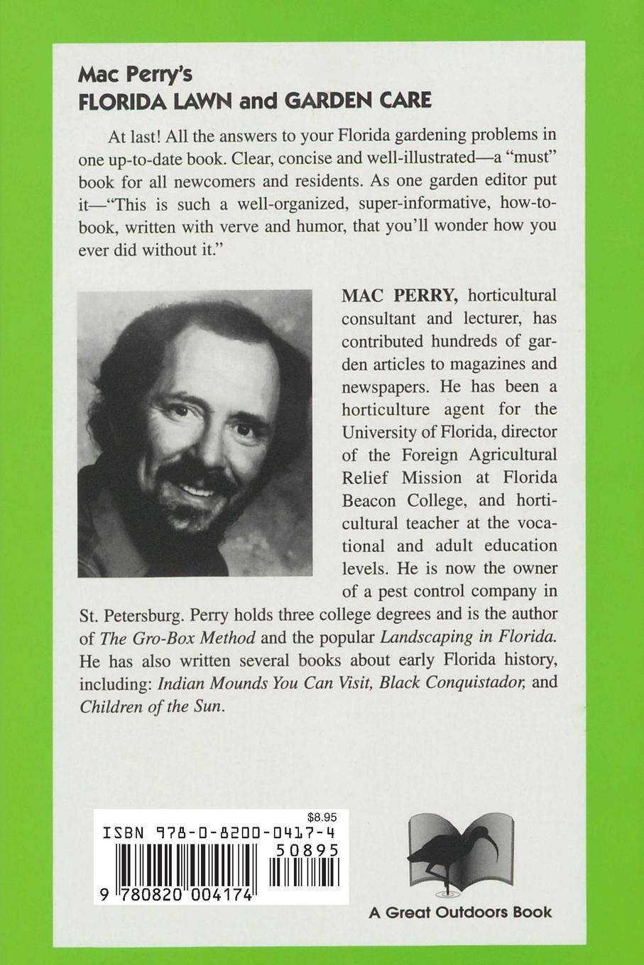 Rückseitencover Mac Perry's Florida Lawn and Garden Care