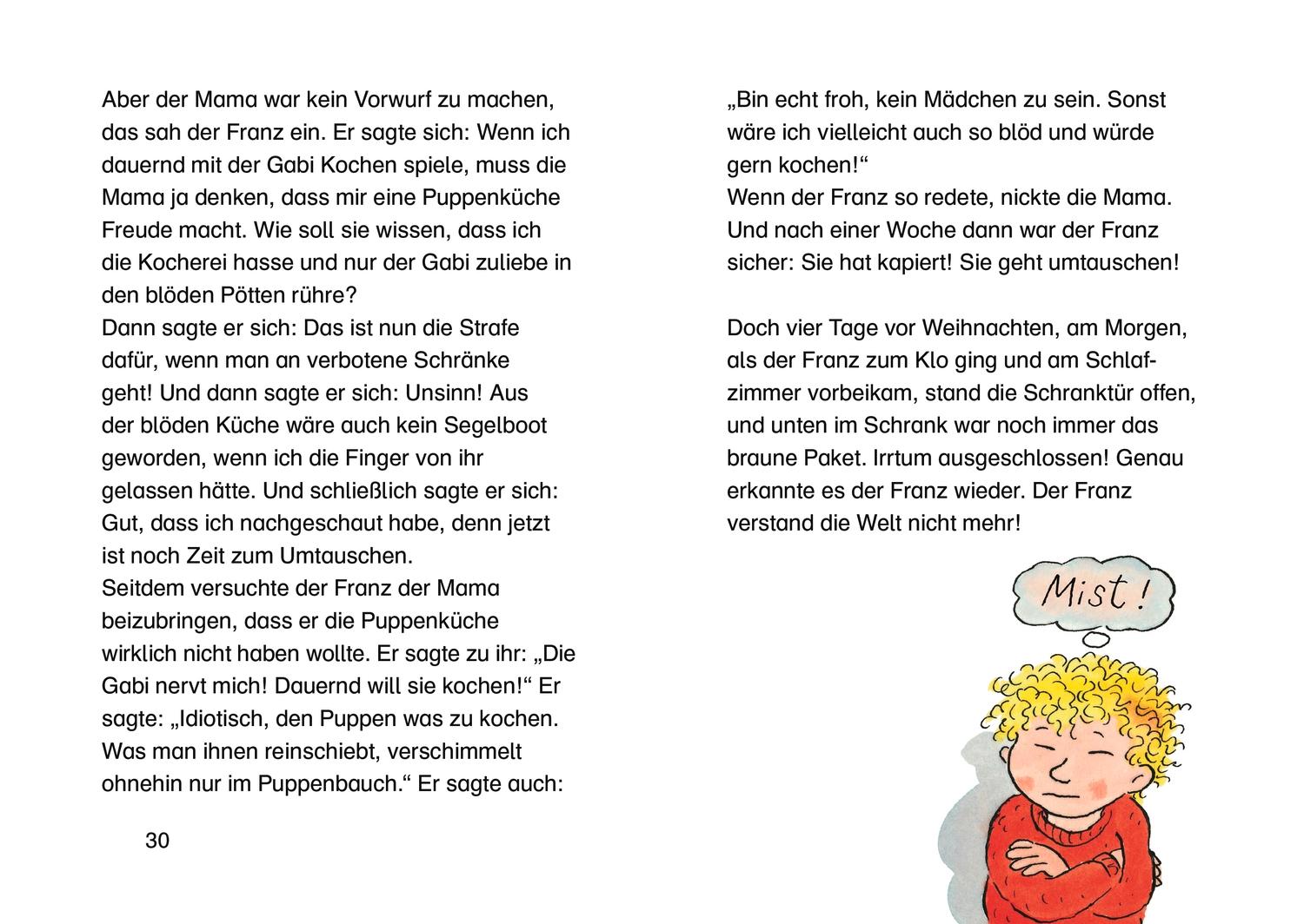 Beispielinhalt (Bild) Weihnachtsgeschichten vom Franz