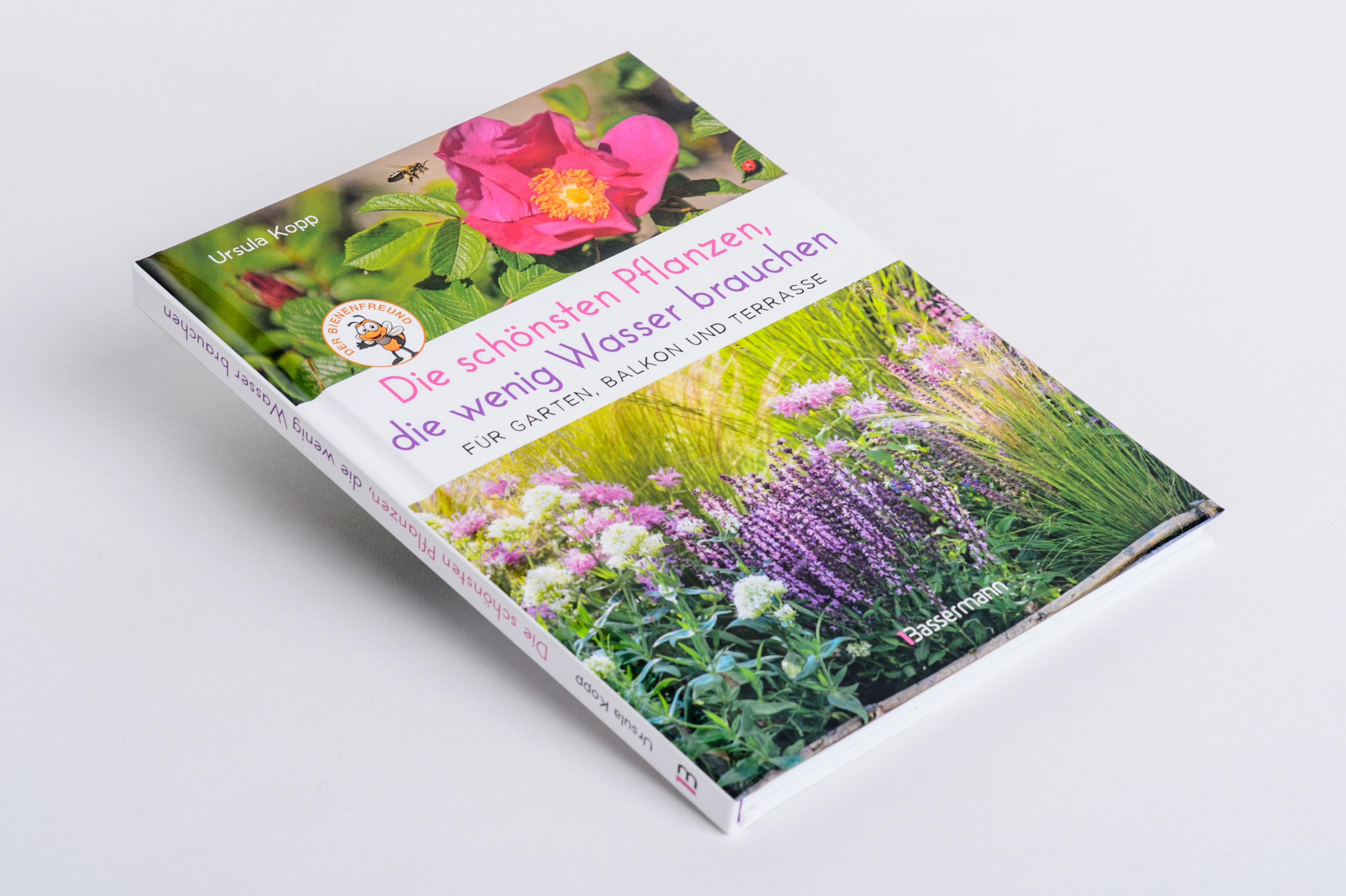 Beispielinhalt (Bild) Die schönsten Pflanzen, die wenig Wasser brauchen für Garten, Balkon und Terrasse - 66 trockenheitsverträgliche Stauden, Sträucher, Gräser und Blumen, die heiße Sommer garantiert überleben