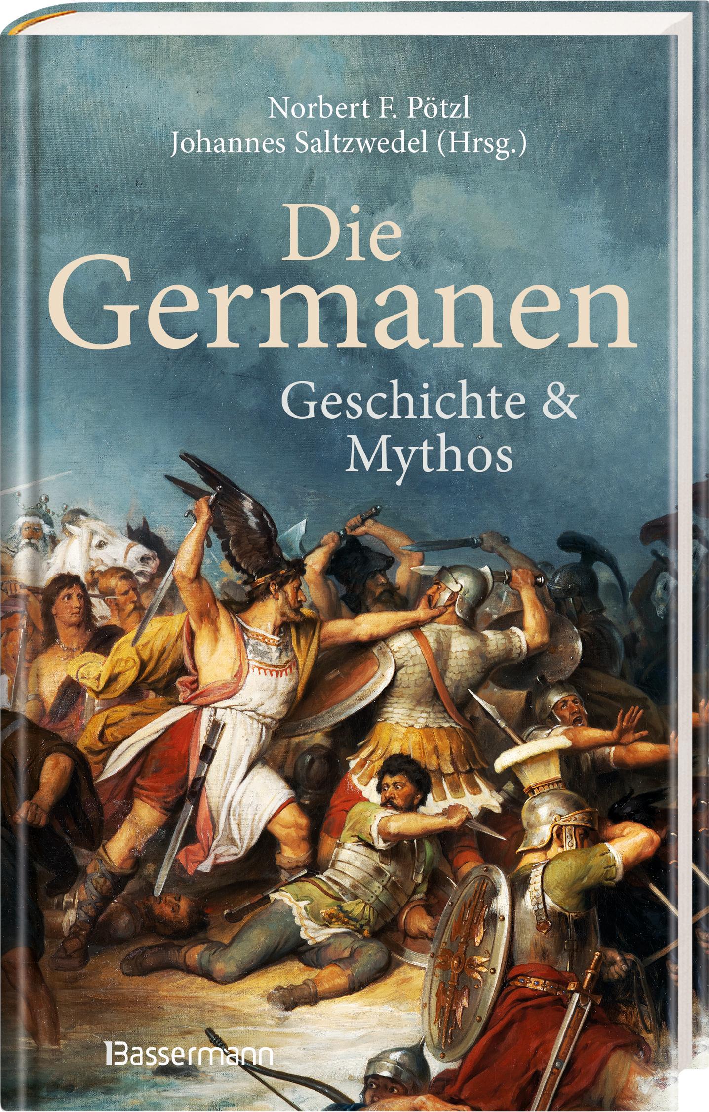 Beispielinhalt (Bild) Die Germanen. Ihre Religion, Mythologie, ihre Götter und Sagen, ihre Rolle in der Völkerwanderung, ihre Beziehung zu Kelten und Römern