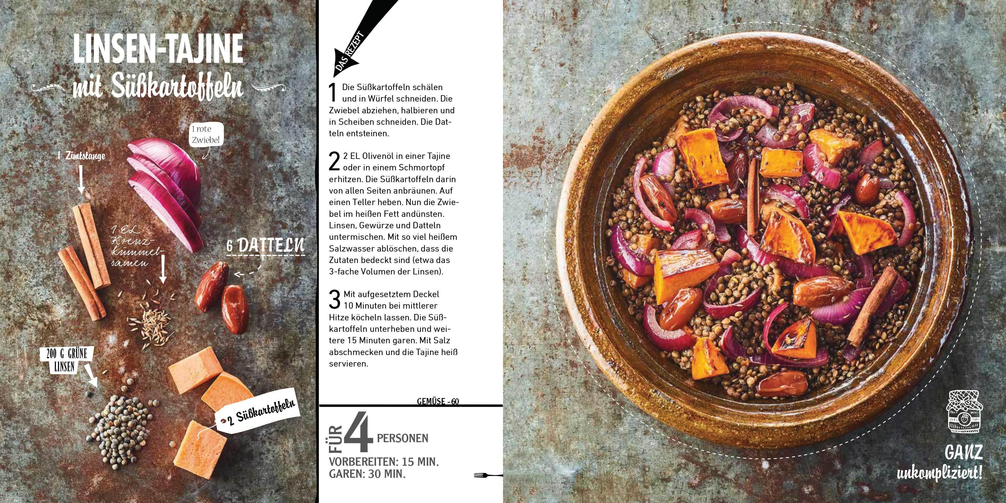 Beispielinhalt (Bild) Die besten Rezepte für die Tajine