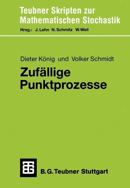 Vorderes Coverbild Zufällige Punktprozesse