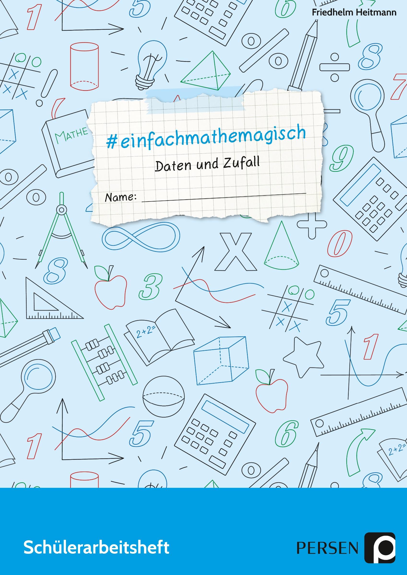 Vorderes Coverbild #einfachmathemagisch - Daten und Zufall