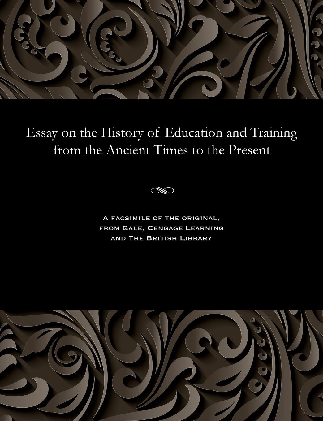 Vorderes Coverbild Essay on the History of Education and Training from the Ancient Times to the Present