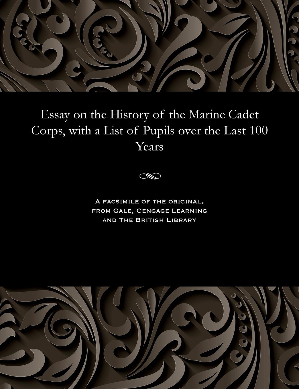 Vorderes Coverbild Essay on the History of the Marine Cadet Corps, with a List of Pupils Over the Last 100 Years