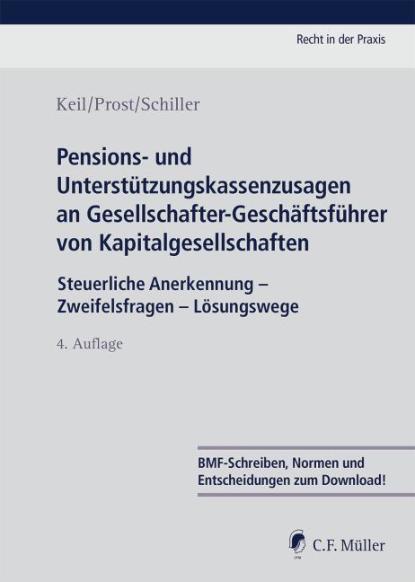 Vorderes Coverbild Pensions- und Unterstützungskassenzusagen an Gesellschafter-Geschäftsführer von Kapitalgesellschaften