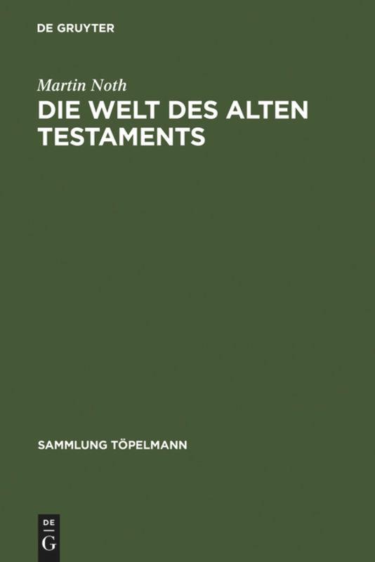 Vorderes Coverbild Die Welt des Alten Testaments