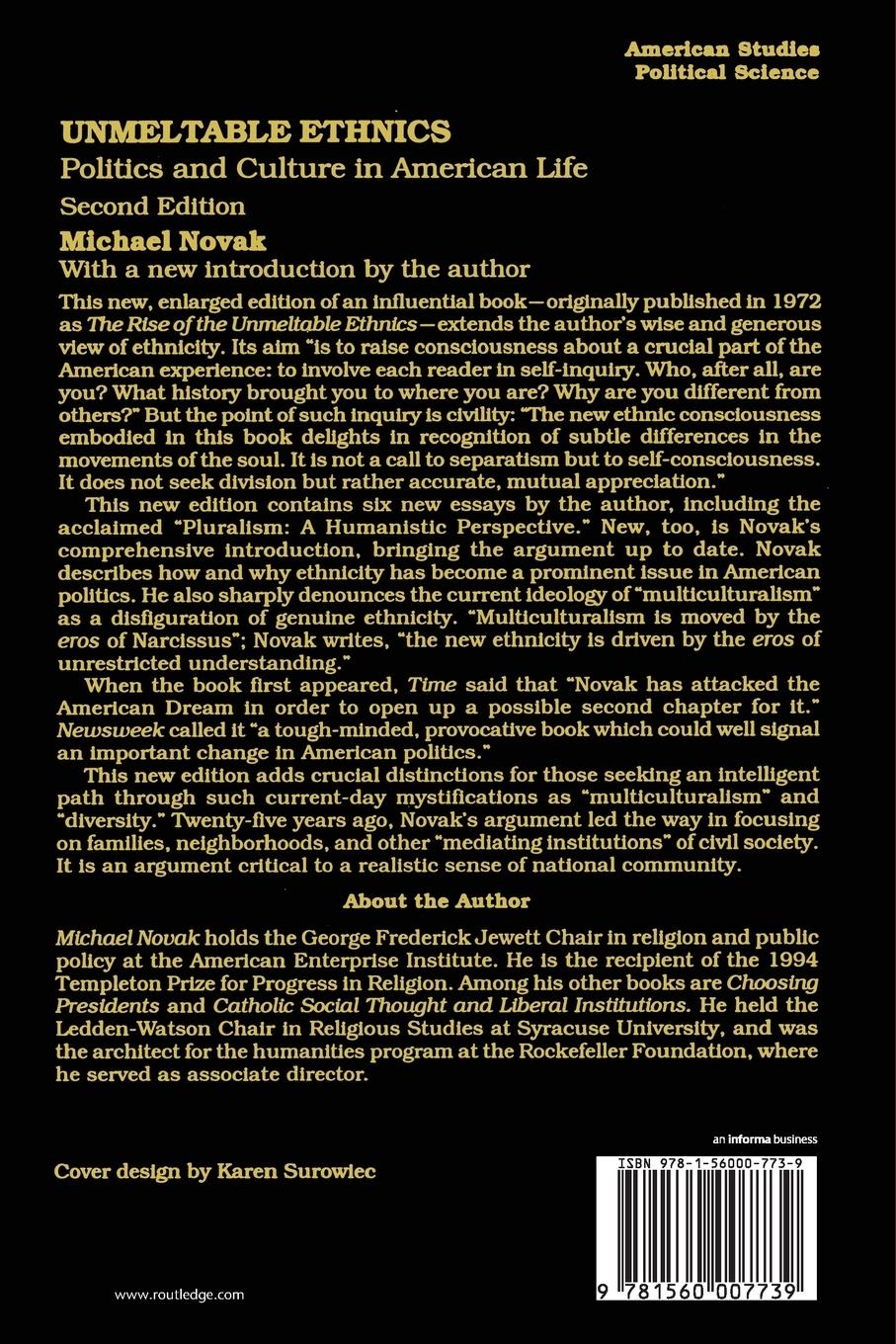 Rückseitencover Unmeltable Ethnics