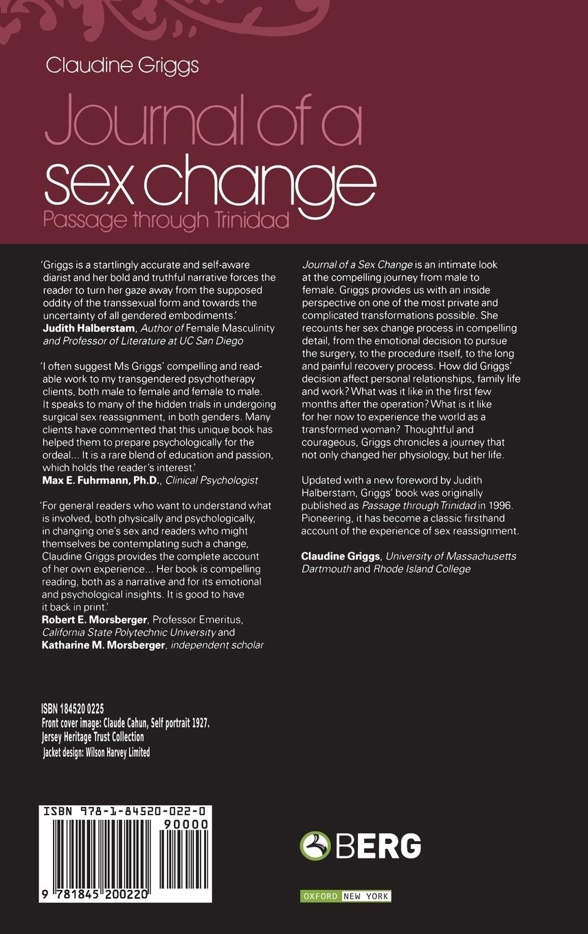 Rückseitencover Journal of a Sex Change