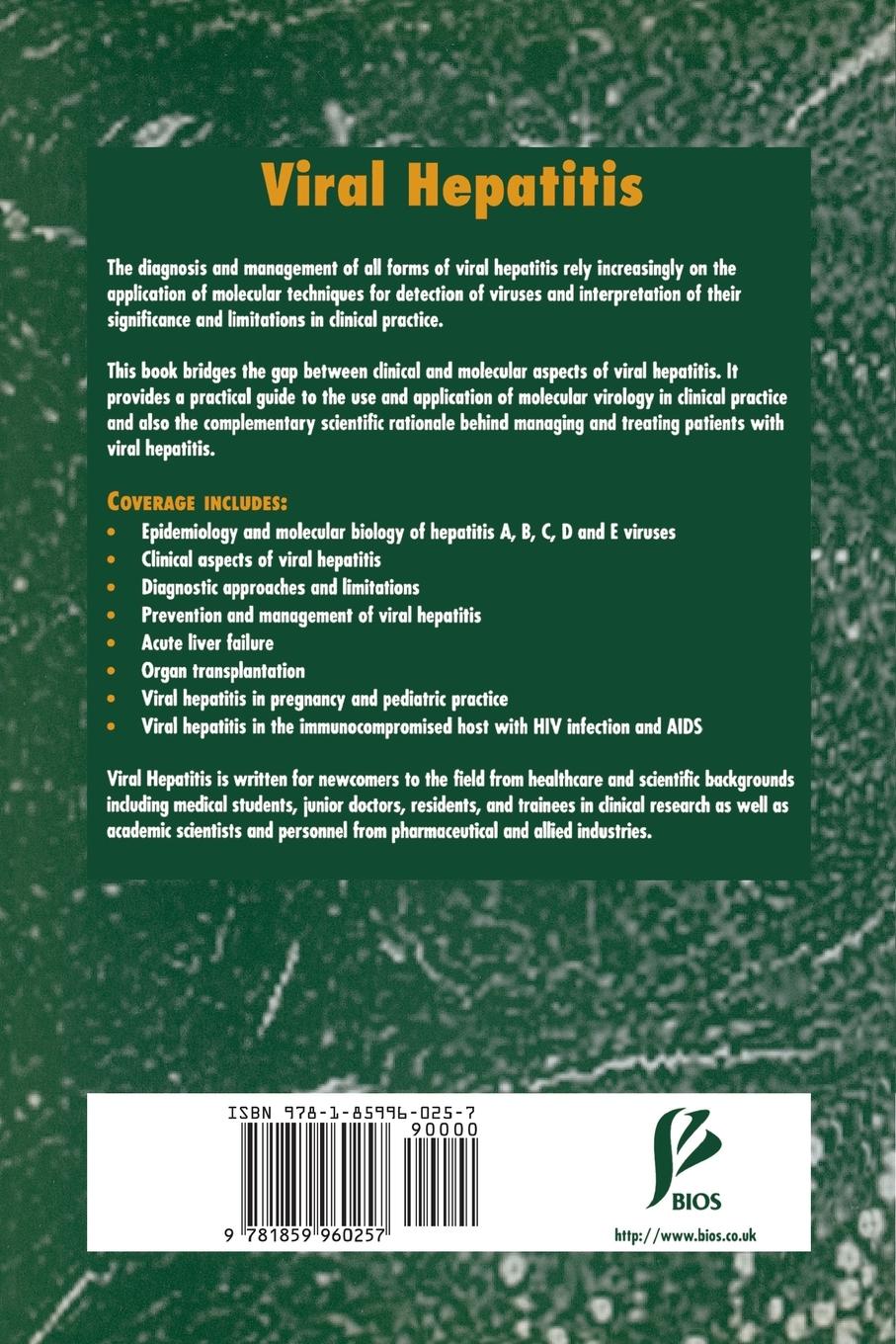 Rückseitencover Viral Hepatitis