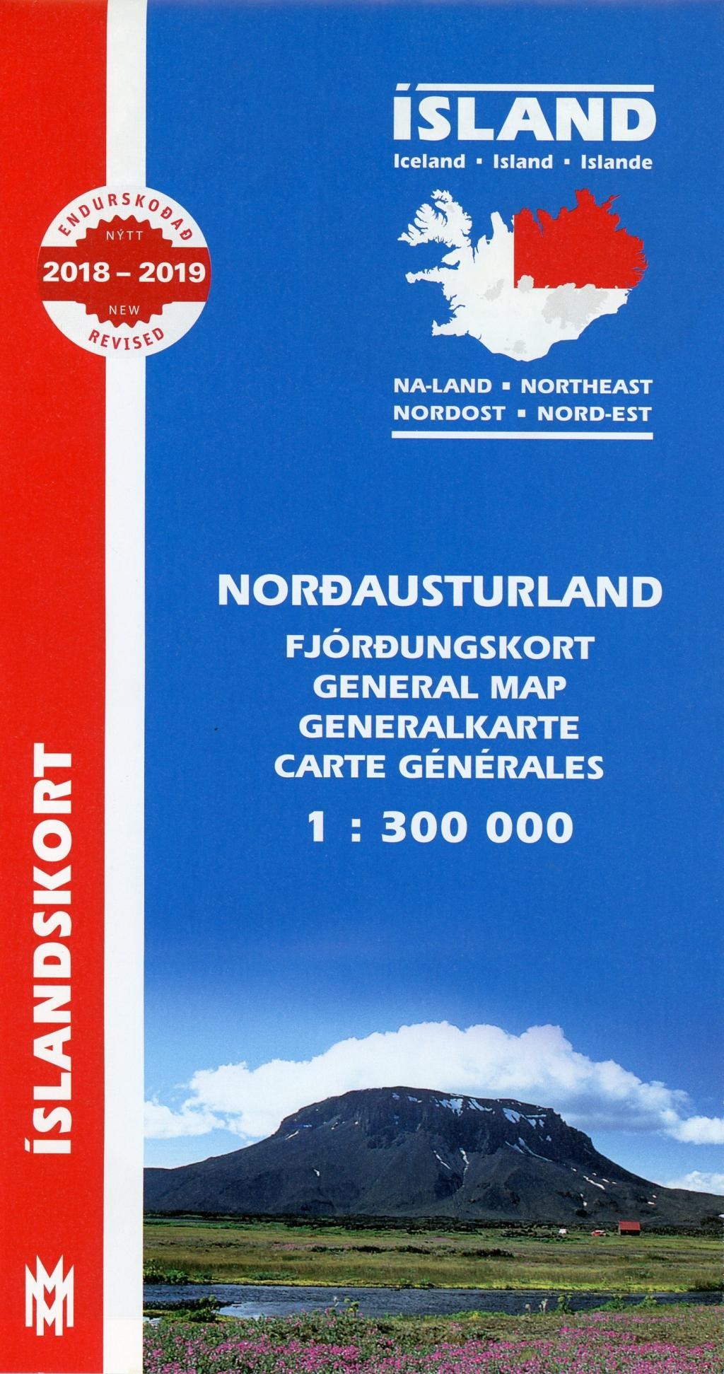 Vorderes Coverbild Island Nordost 1 : 300 000
