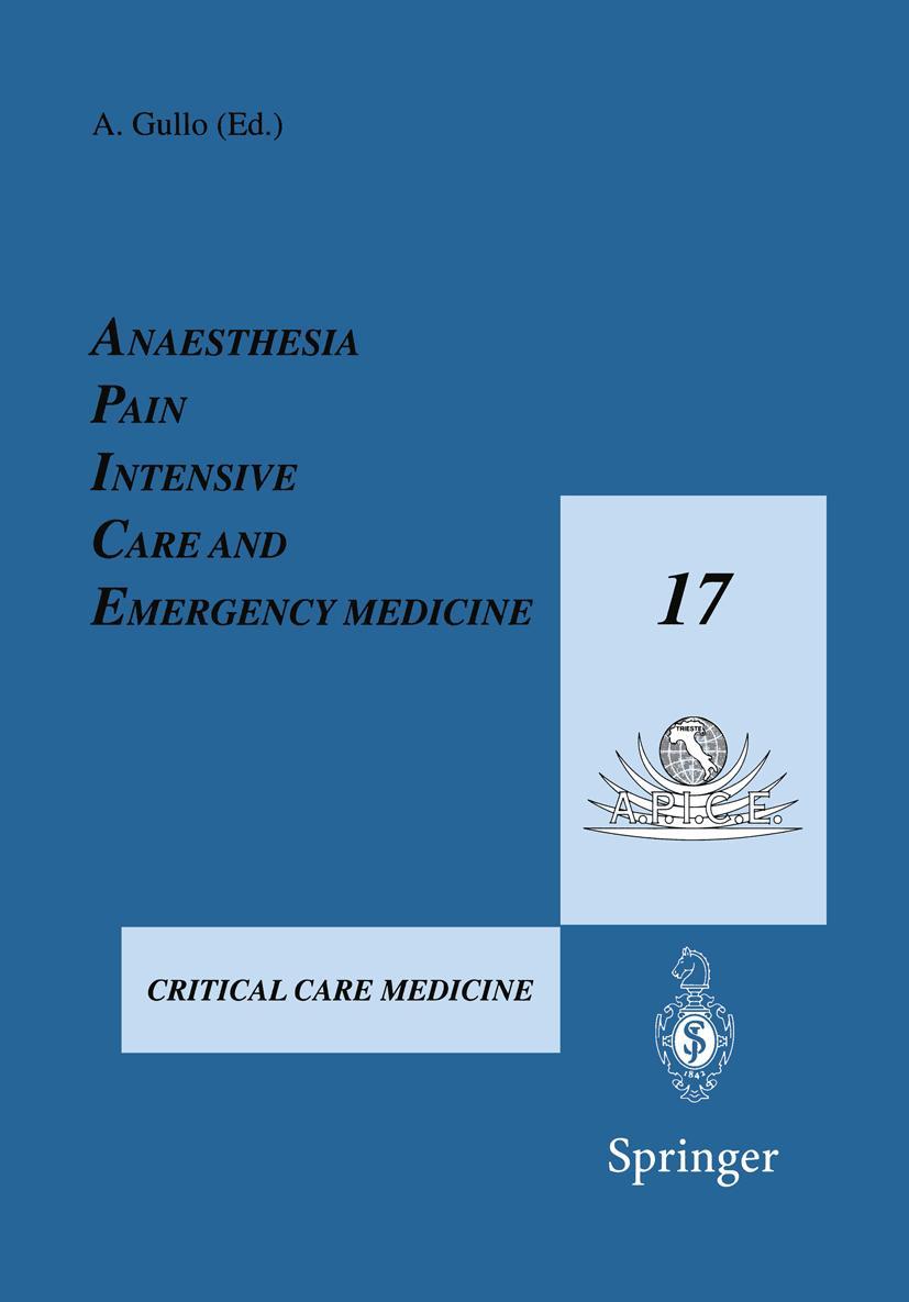 Vorderes Coverbild Anaesthesia, Pain, Intensive Care and Emergency Medicine - A.P.I.C.E.