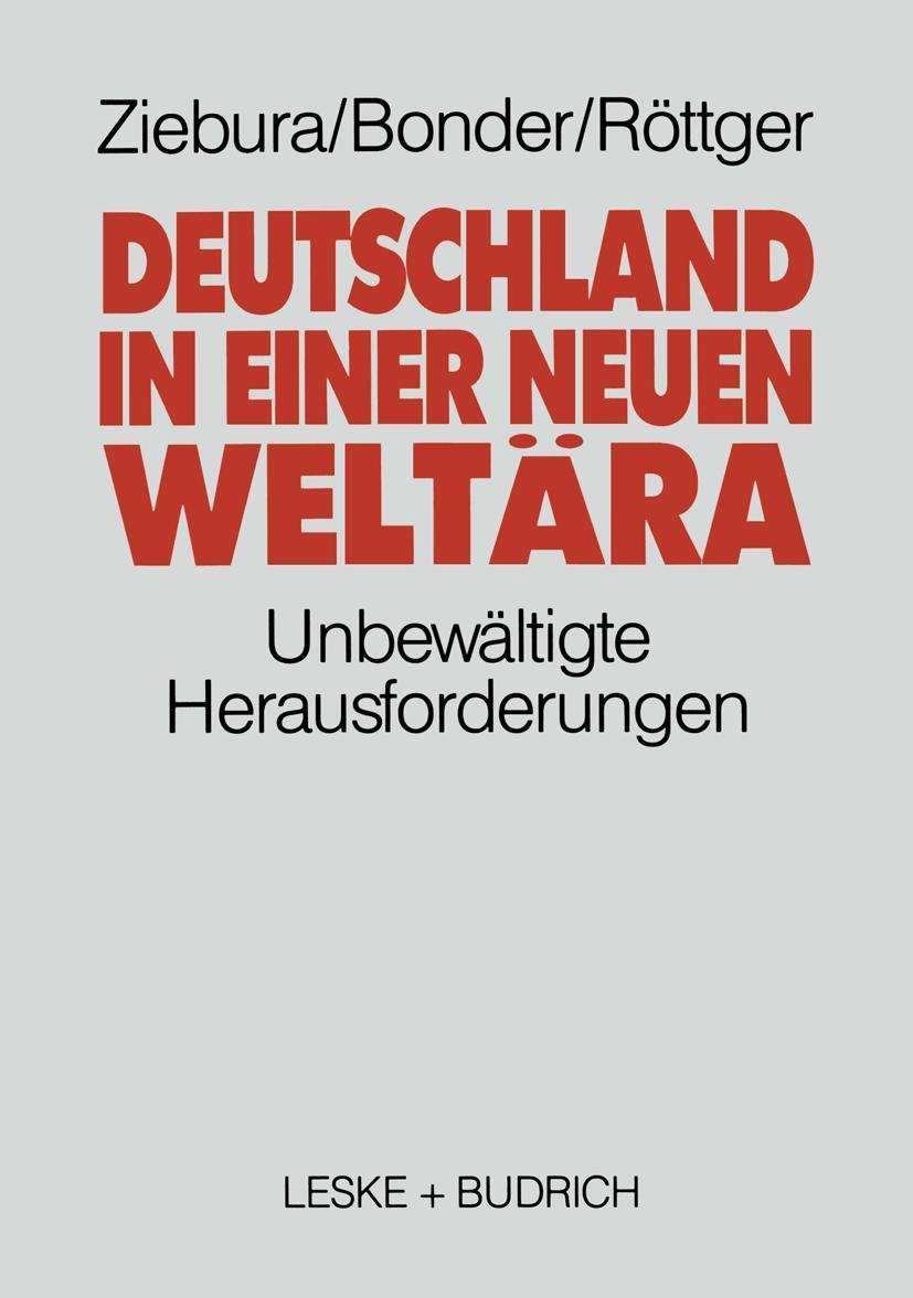 Vorderes Coverbild Deutschland in einer neuen Weltära
