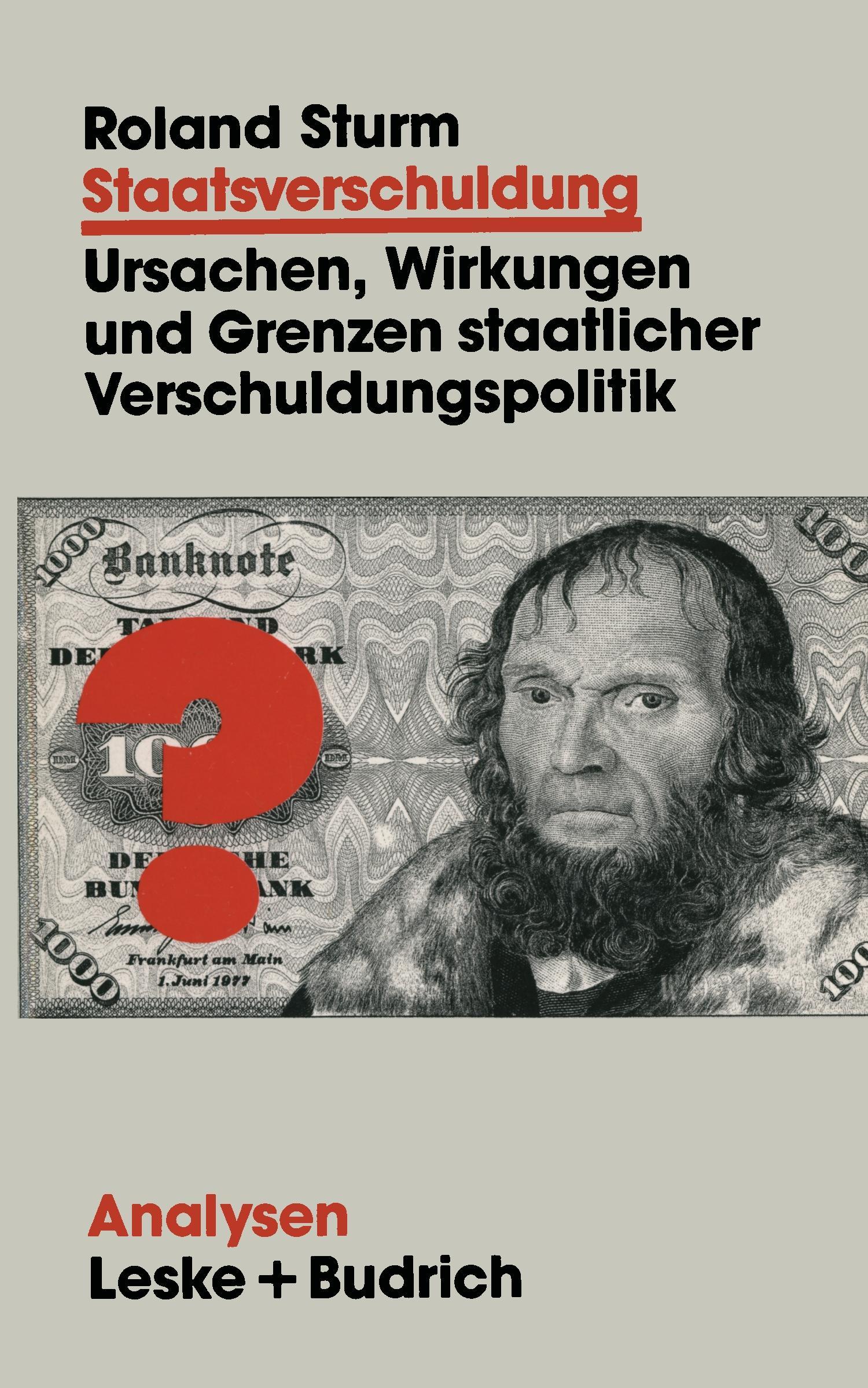 Vorderes Coverbild Staatsverschuldung