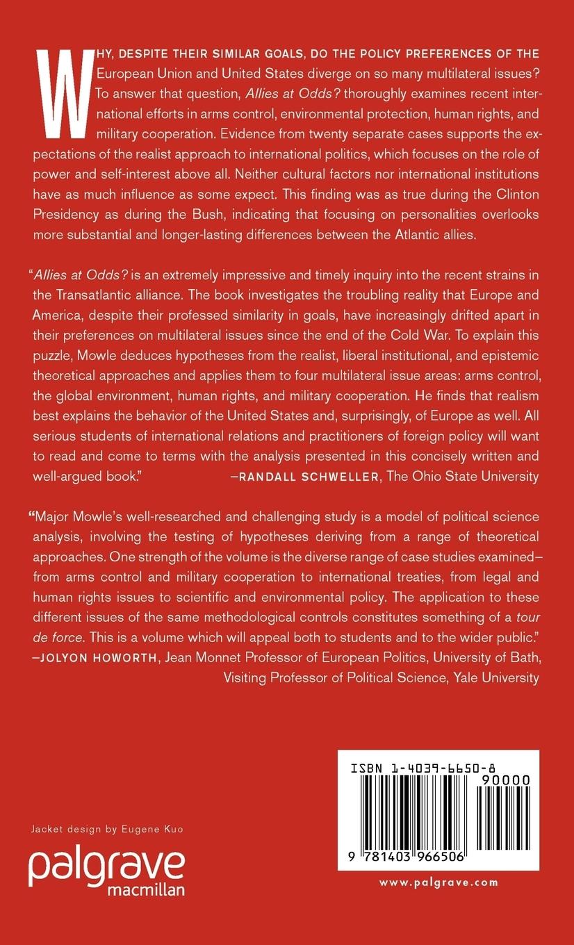 Rückseitencover Allies at Odds?