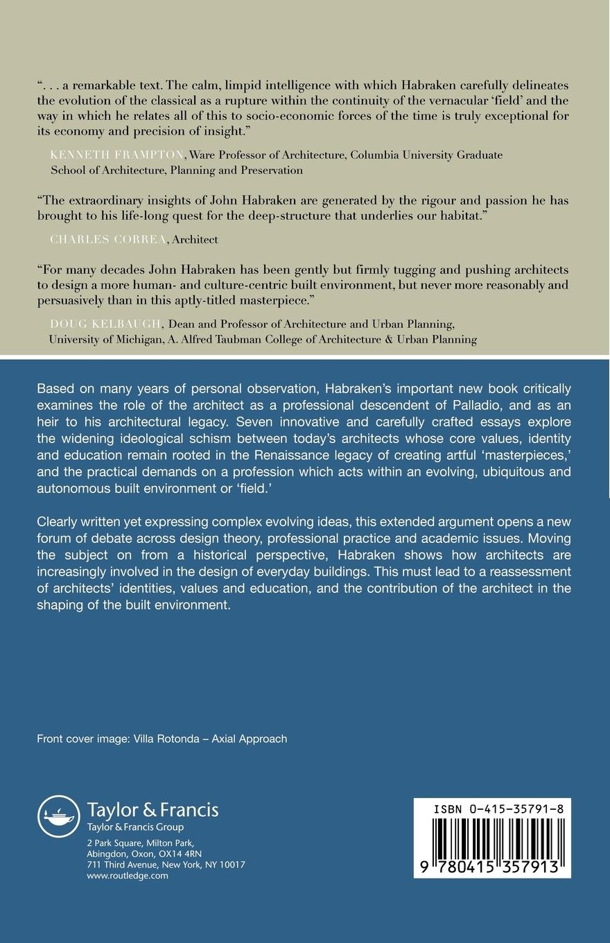 Rückseitencover Palladio's Children