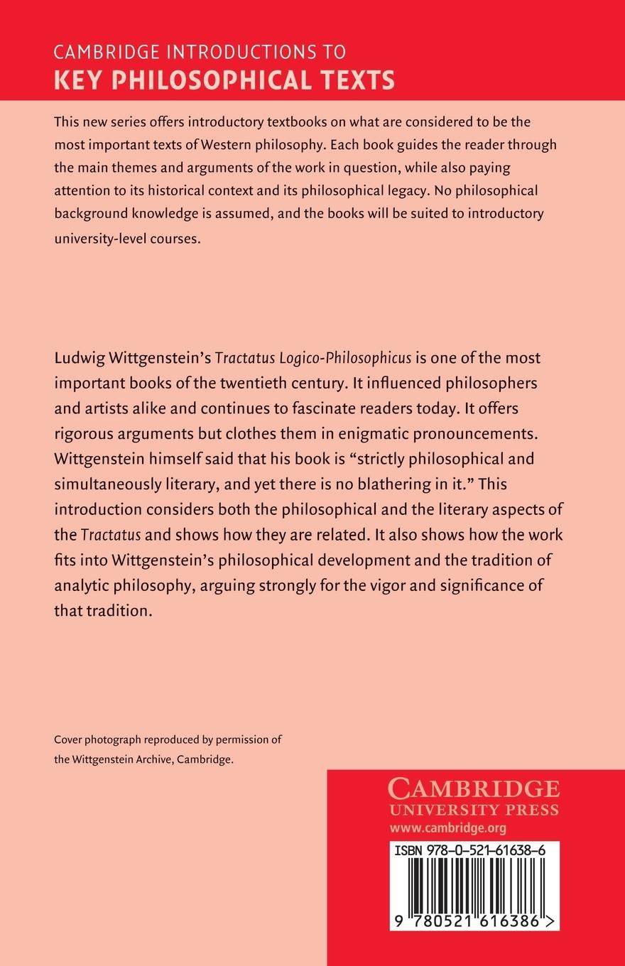 Rückseitencover Wittgenstein's Tractatus
