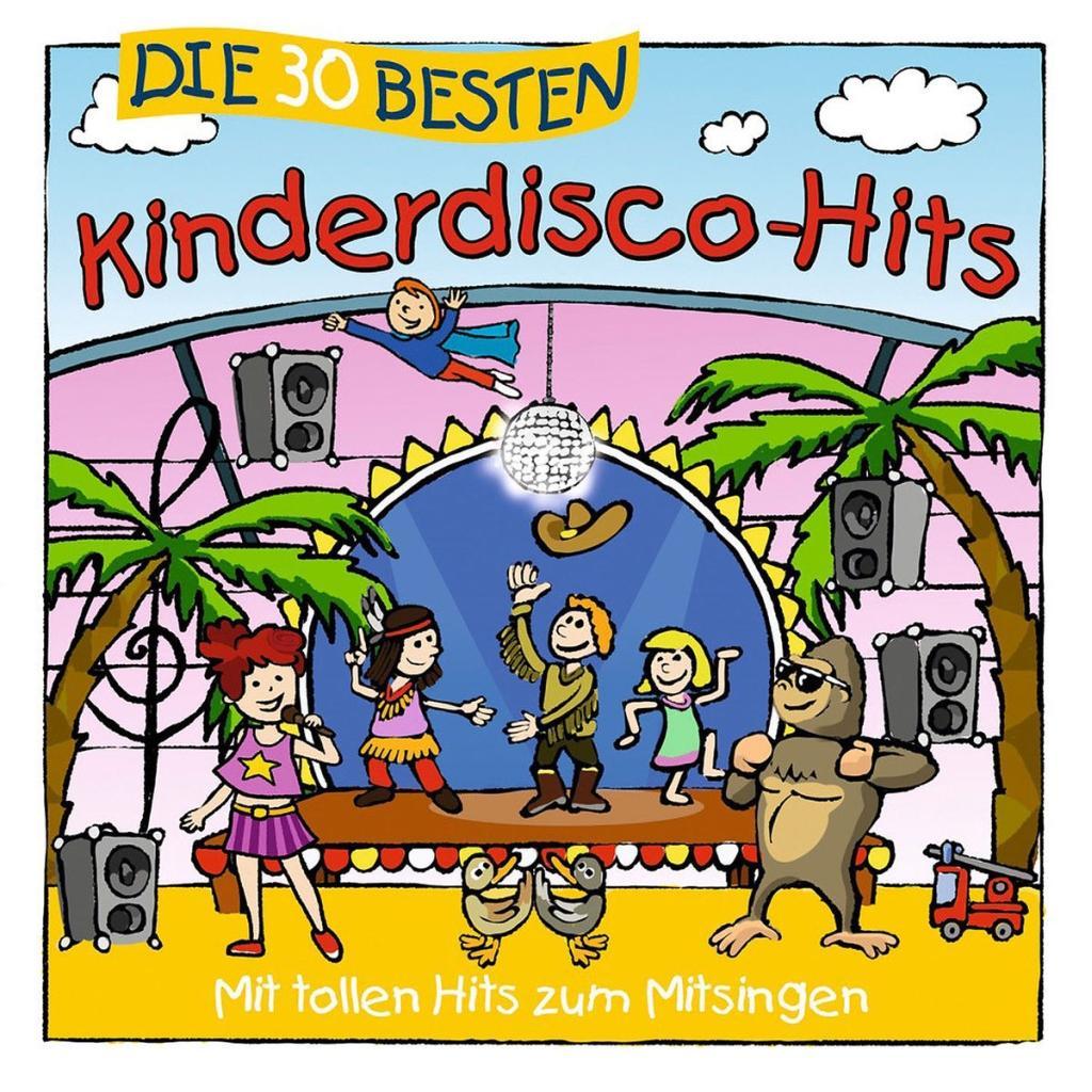 Vorderes Coverbild Die 30 besten Kinderdisco-Hits