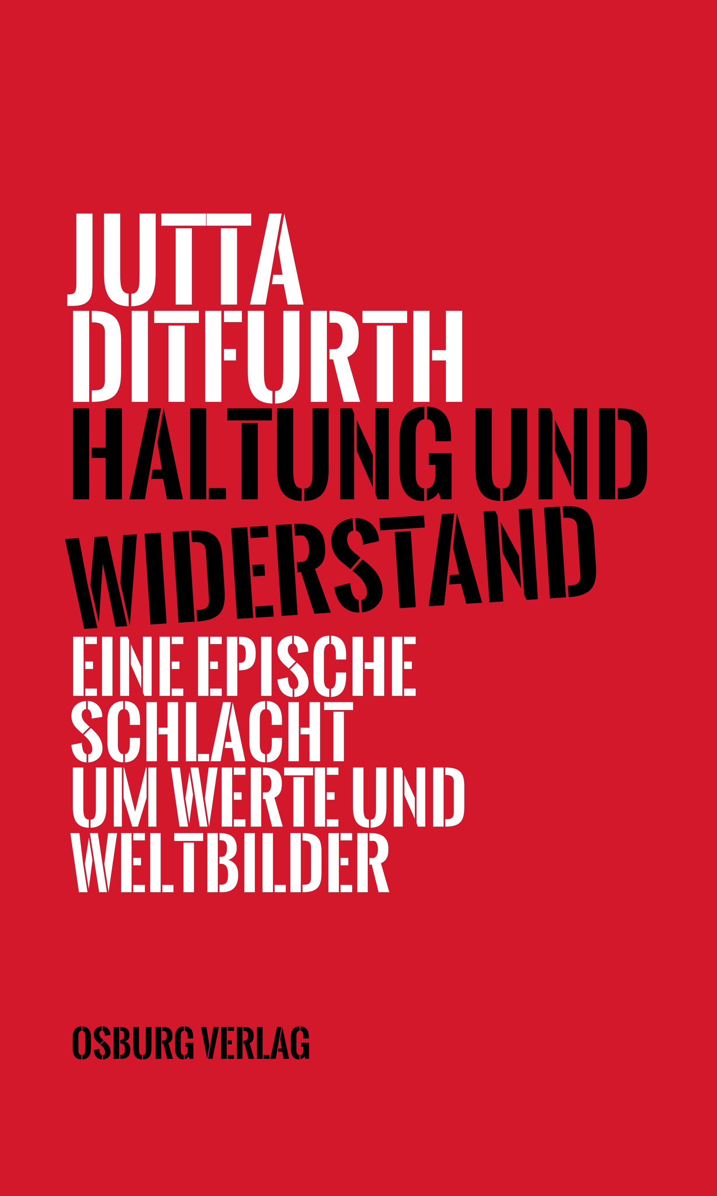Vorderes Coverbild Haltung und Widerstand