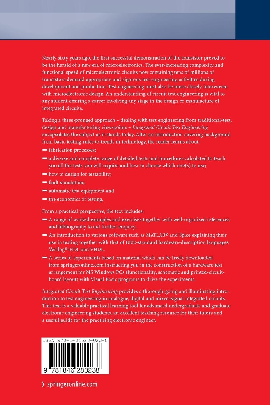 Rückseitencover Integrated Circuit Test Engineering