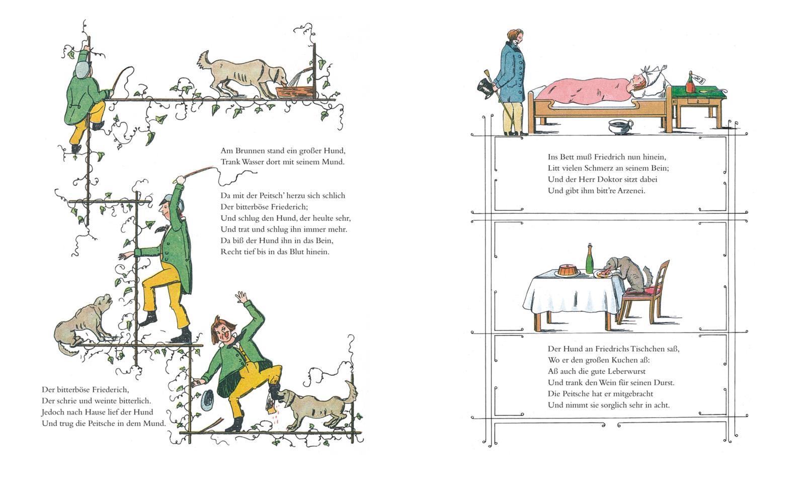 Beispielinhalt (Bild) Der Struwwelpeter: Lustige Geschichten und drollige Bilder