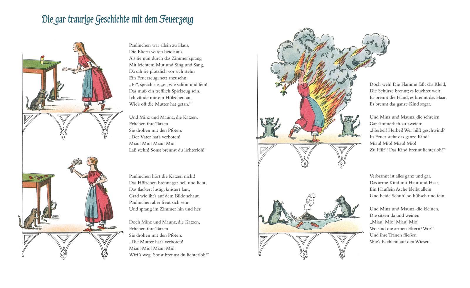 Beispielinhalt (Bild) Der Struwwelpeter: Lustige Geschichten und drollige Bilder