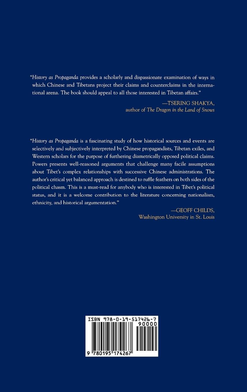 Rückseitencover History as Propaganda