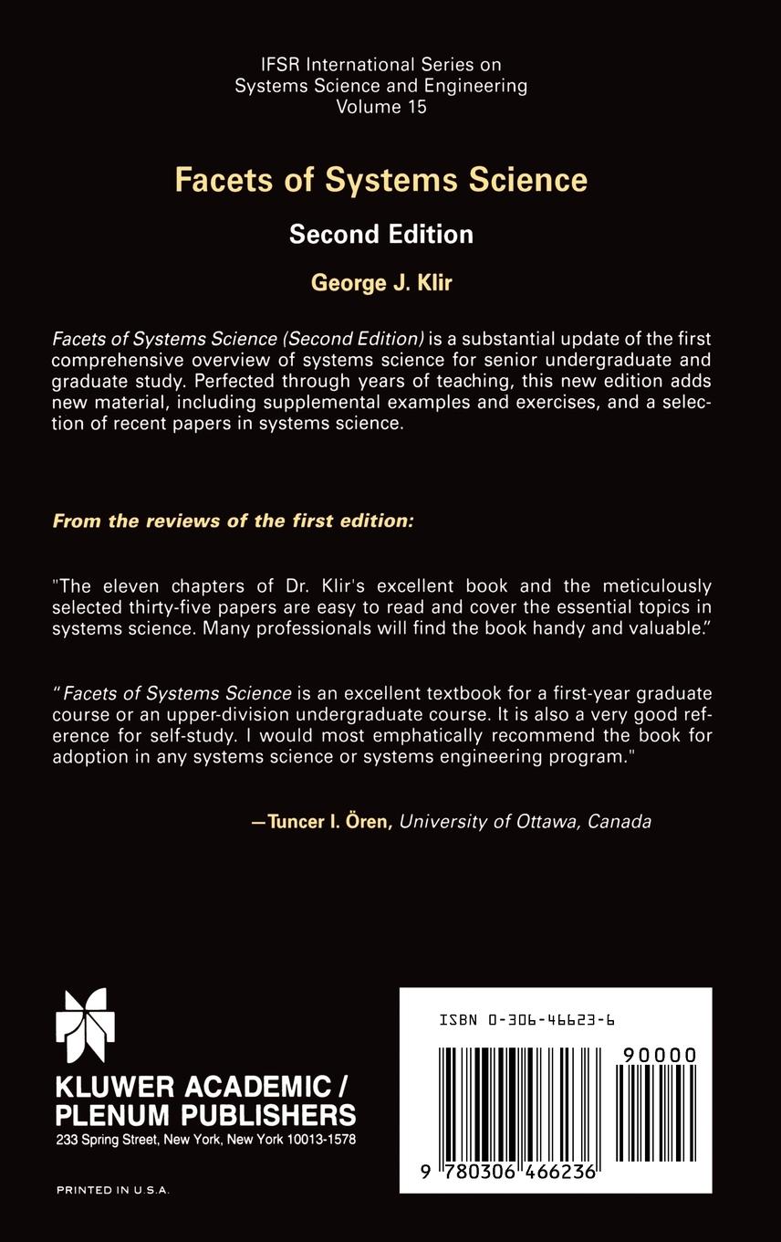 Rückseitencover Facets of Systems Science