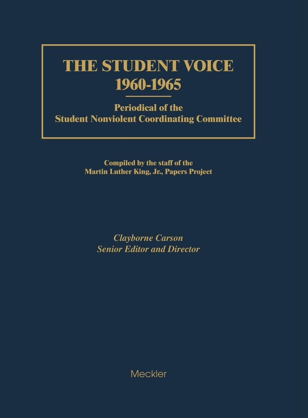 Vorderes Coverbild The Student Voice, 1960-1965