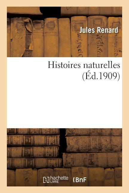 Vorderes Coverbild Histoires Naturelles
