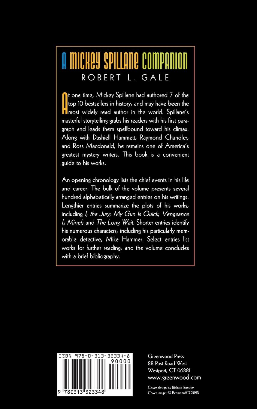 Rückseitencover A Mickey Spillane Companion