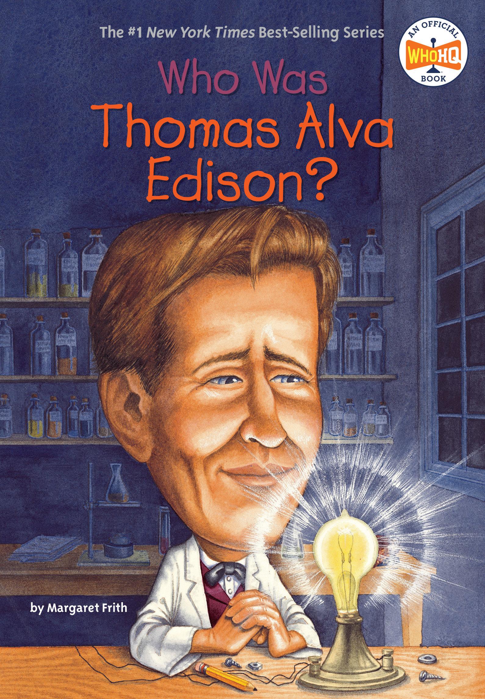 Vorderes Coverbild Who Was Thomas Alva Edison?