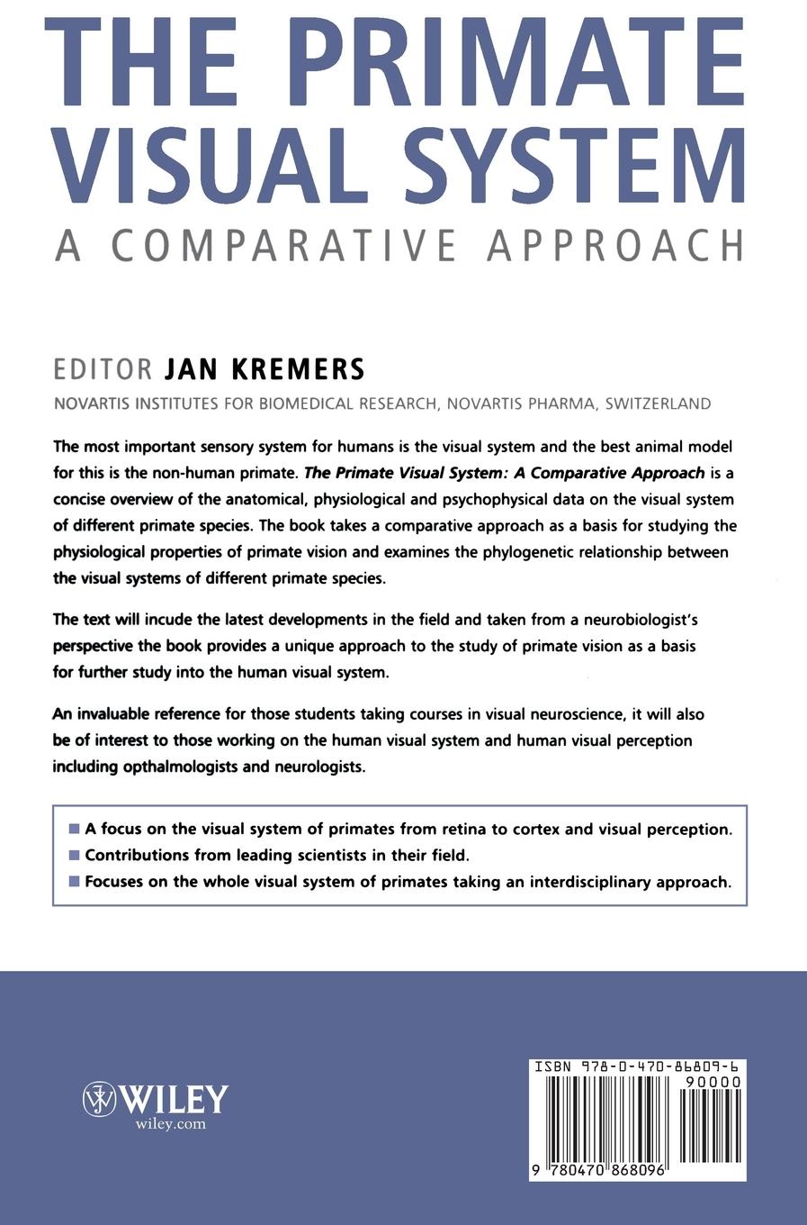 Rückseitencover The Primate Visual System