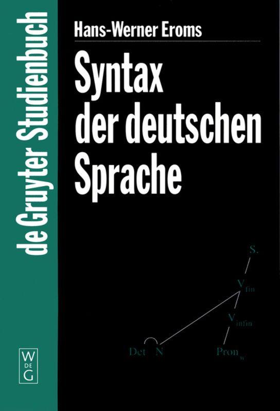 Vorderes Coverbild Syntax der deutschen Sprache