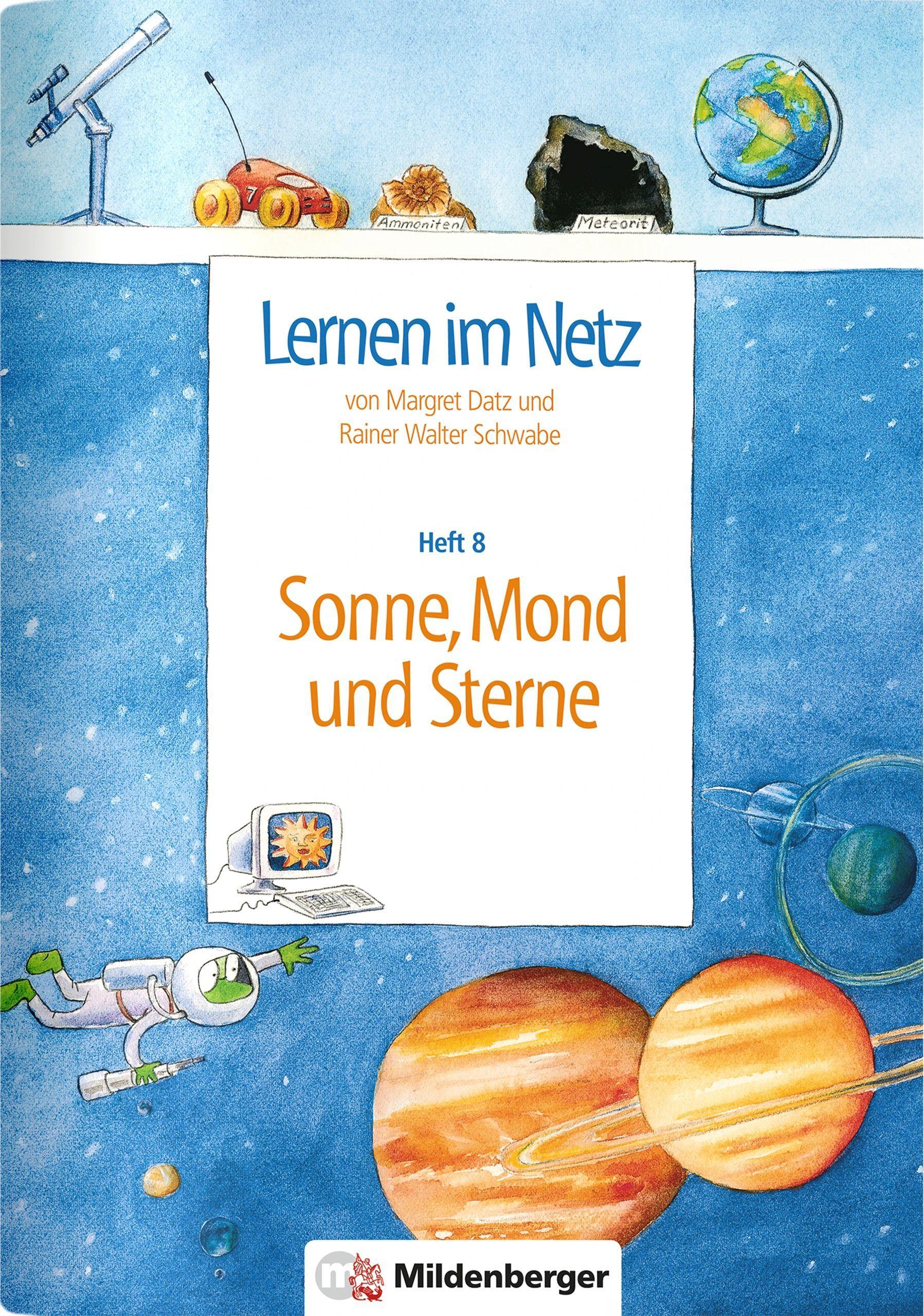 Vorderes Coverbild Lernen im Netz 8. Sonne Mond und Sterne