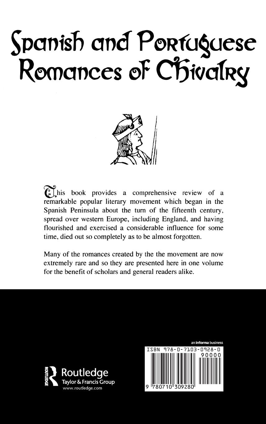 Rückseitencover Spanish and Portuguese Romances of Chivalry